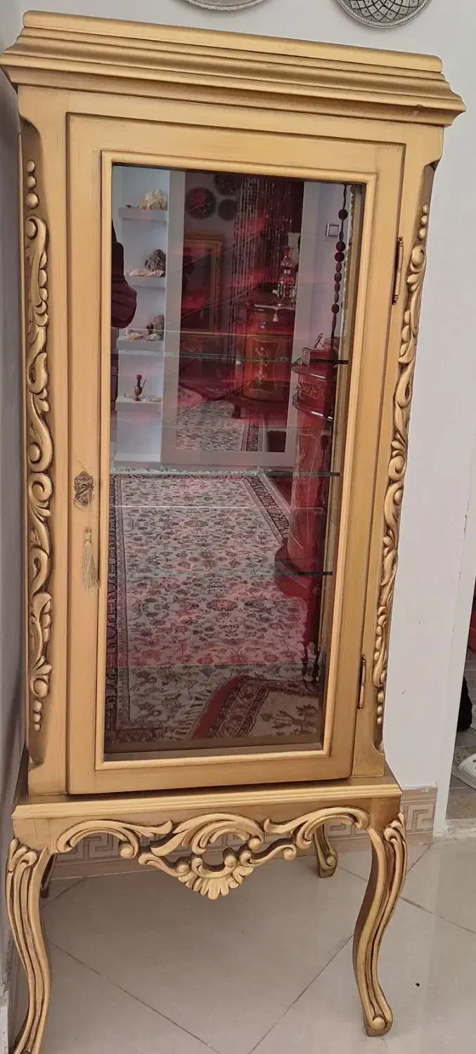 گنجه، بوفه، ویترین|بوفه، ویترین، کنسول|گلبهار, شهر جدید گلبهار|دیوار