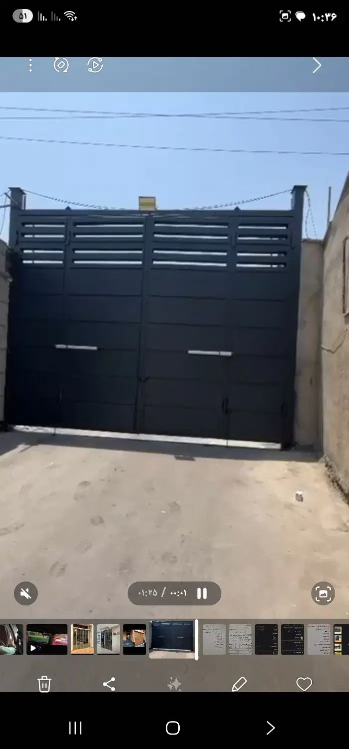 در برقی شیشه ای ، جک برقی ، رول آپ|مصالح و تجهیزات ساختمان|کرج, عظیمیه|دیوار