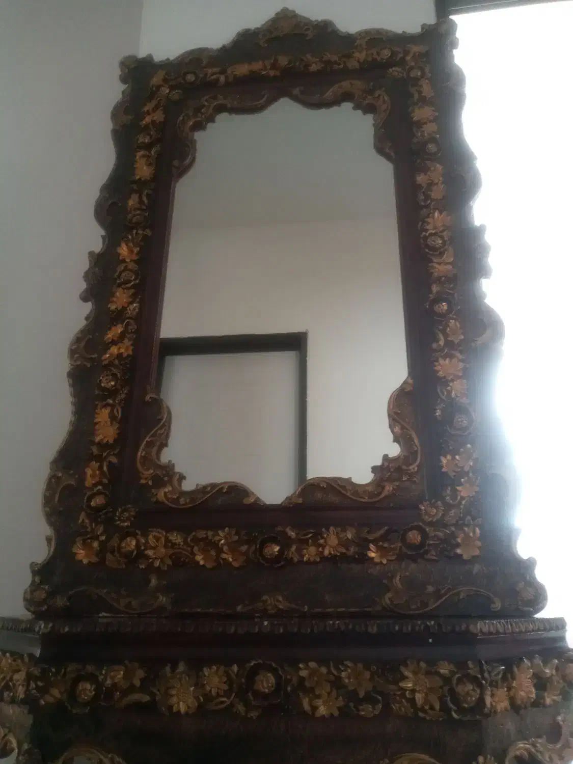 ایینه و میز|بوفه، ویترین، کنسول|زنجان, |دیوار