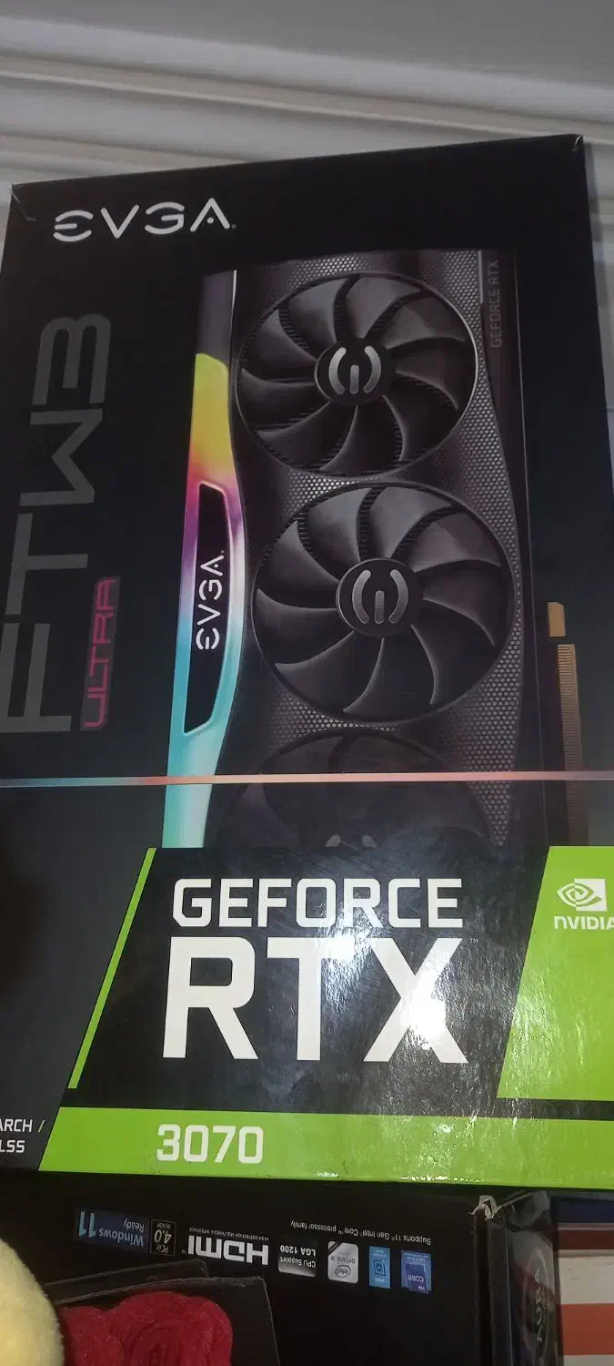rtx 3070 evga ftw3 ultra|قطعات و لوازم جانبی رایانه|رشت, گلسار|دیوار