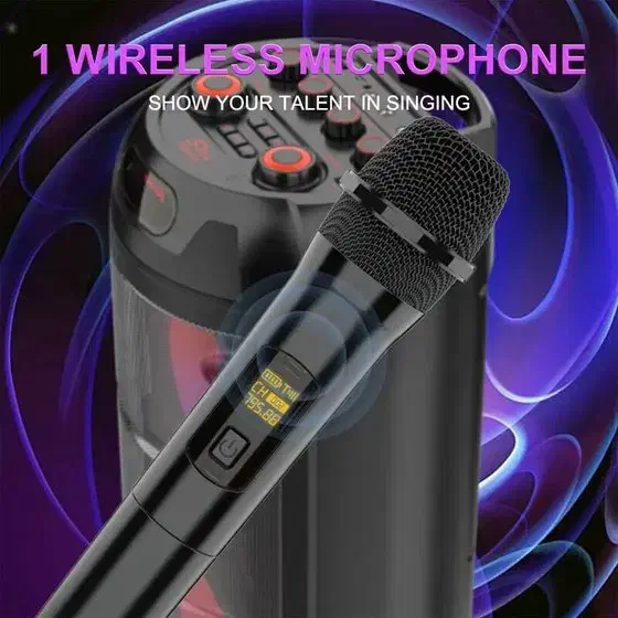 اسپیکر حرفه ای شارژی.  برقی فول امکانات آکبند|پخش‌کننده همراه|تبریز, |دیوار