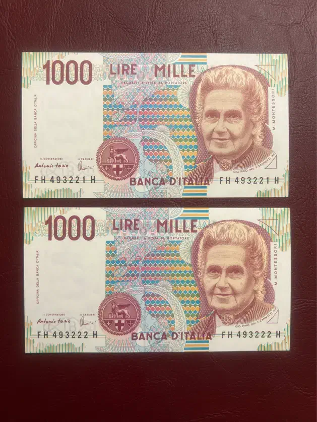 اسکناس ۱۰۰۰ لیر کشور ایتالیا کمیاب|کلکسیون سکه، تمبر، اسکناس|اراک, |دیوار