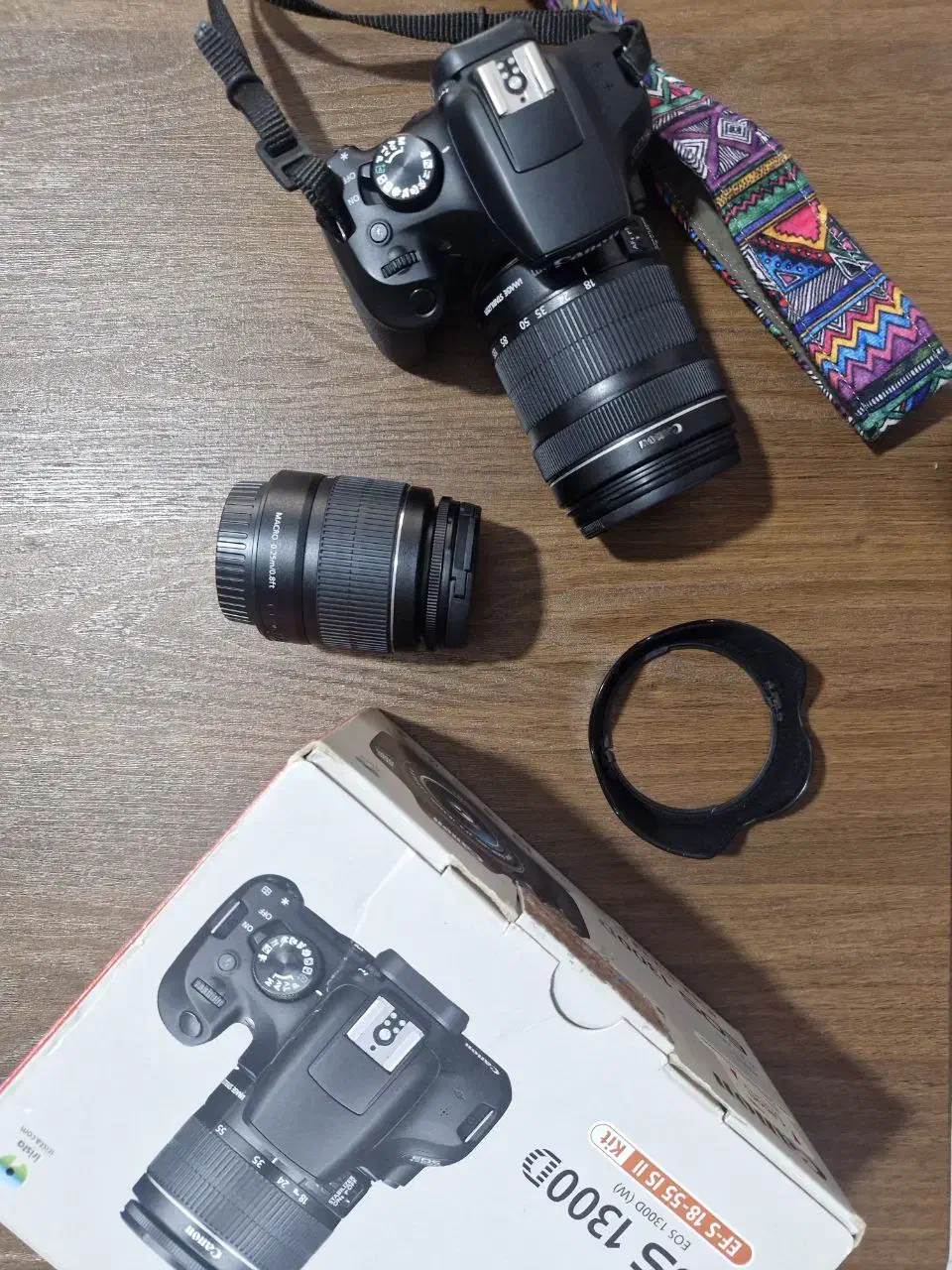 دوربین کنون 1300d همراه لنز 18-135|دوربین عکاسی و فیلم‌برداری|پاکدشت, پارچین|دیوار