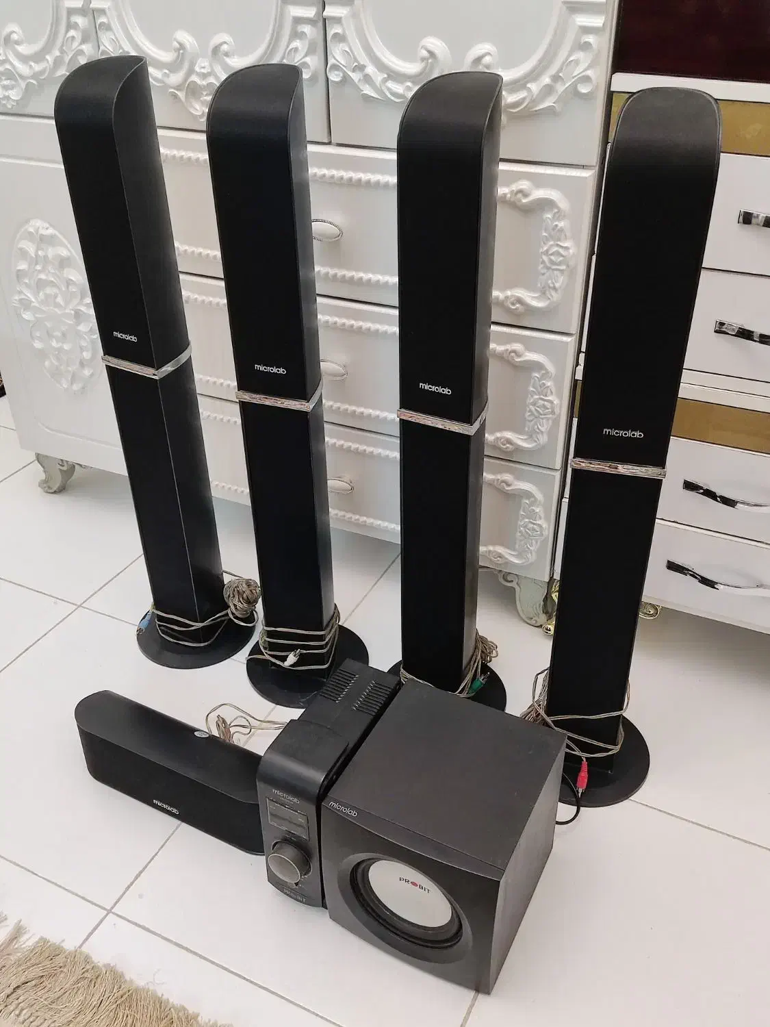 اسپیکر میکرو لب8تیکه  درحد نو|سیستم صوتی خانگی|پاکدشت, پاکدشت (مامازند)|دیوار