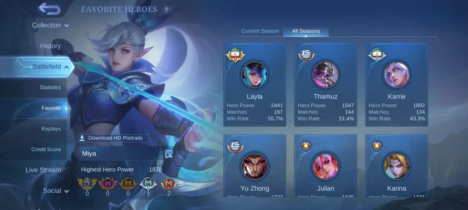 اکانت موباید لجند|کنسول، بازی ویدئویی و آنلاین|فردیس, داوری|دیوار