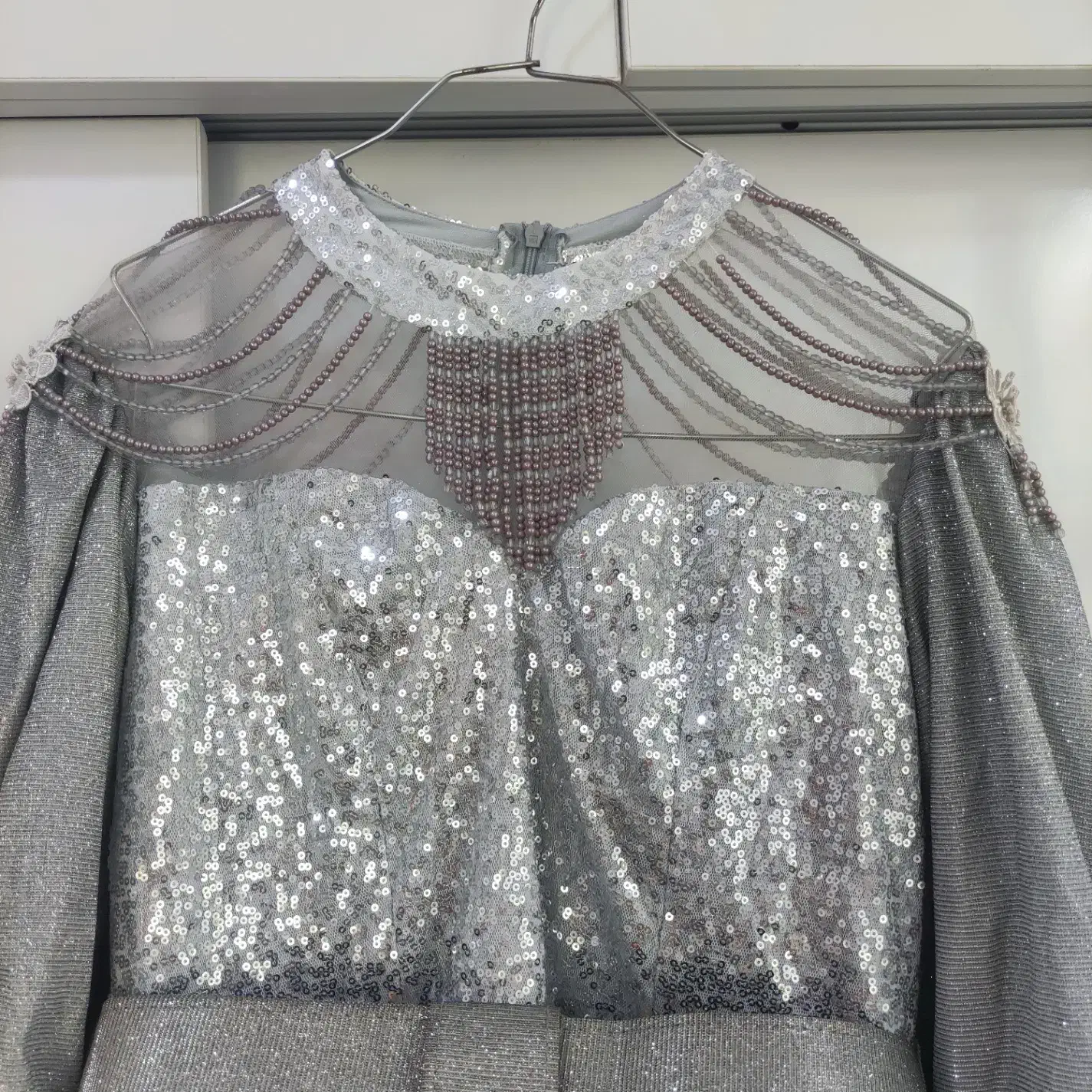 لباس مجلسی نقرهای اکلیلی|لباس|کلاردشت, |دیوار