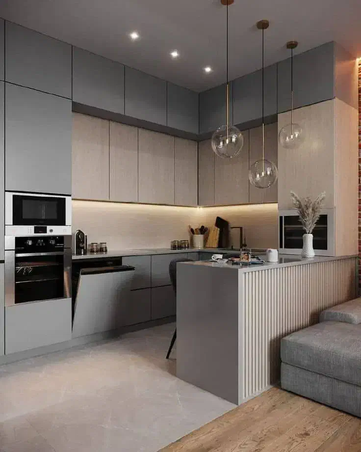 کابینت تمام چوب طرح چوب و پلی یورتان|مصالح و تجهیزات ساختمان|شیراز, علی آباد|دیوار