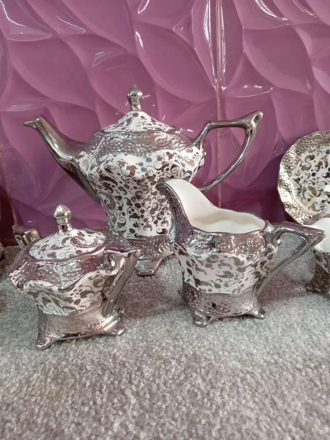 سرویس چای خوری|ظروف سرو و پذیرایی|نجف‌آباد, قلعه سفید|دیوار