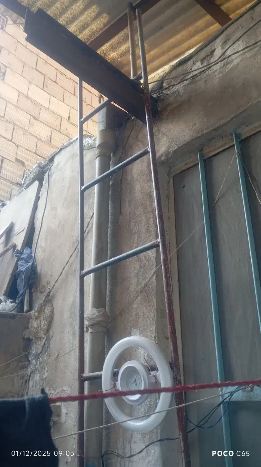 نردبان فلزی|ابزارآلات|باقرشهر, |دیوار