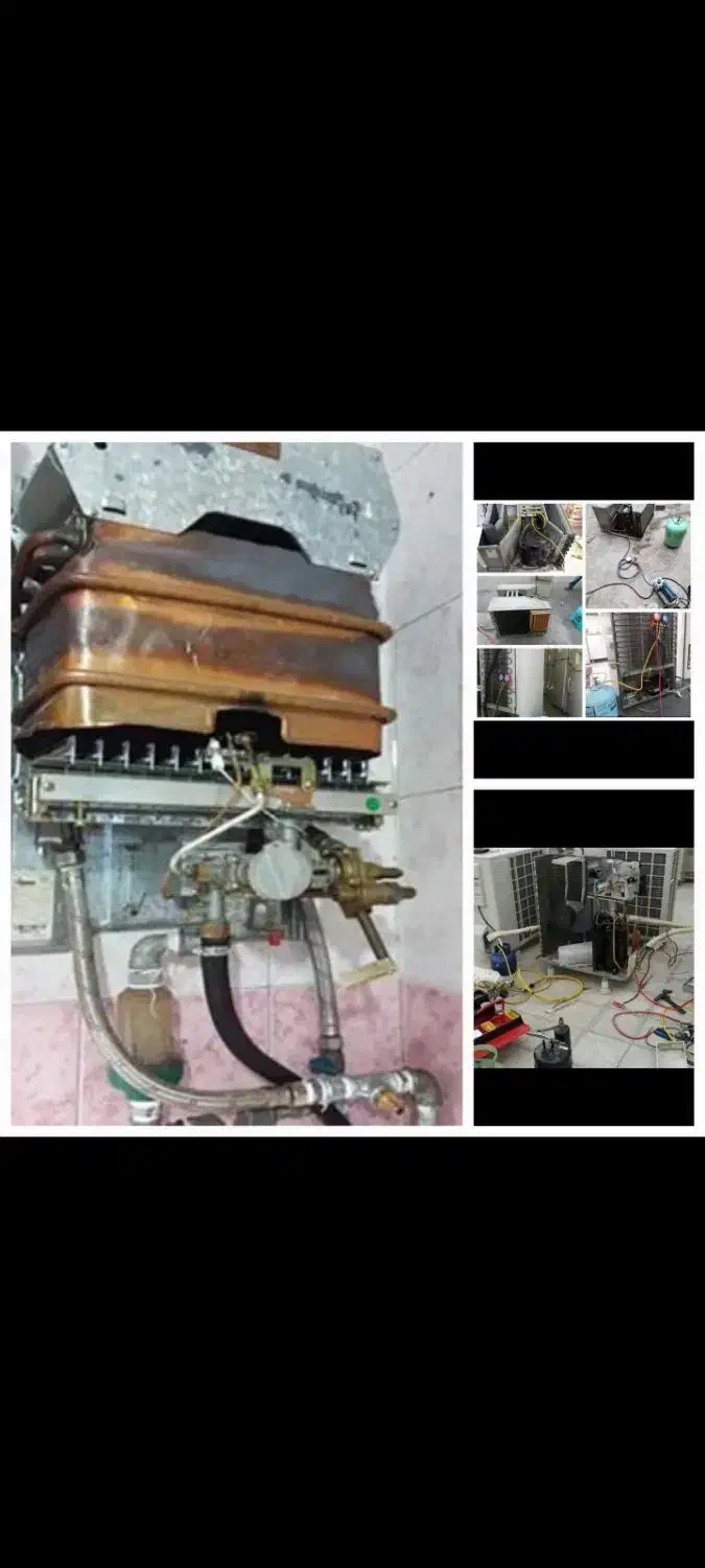 تعمیرات ابگرمکن دیواری ونصب و یخچال فریزر سیار|آبگرمکن، پکیج، شوفاژ|رامشیر, |دیوار