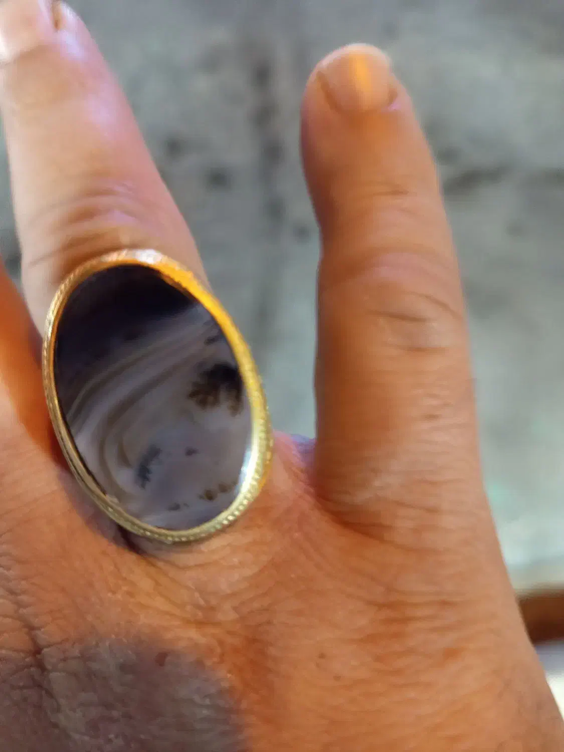 انگشتر شجر خوب|بدلیجات|شیراز, سیاه سنگ|دیوار