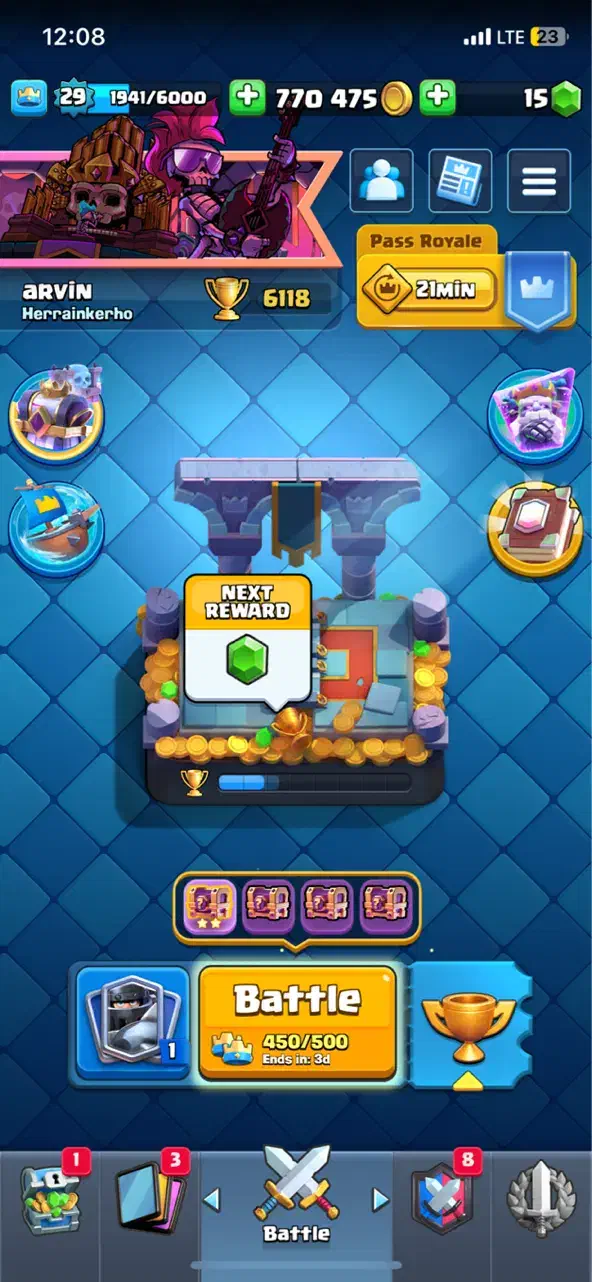 اکانت کلش رویال|کنسول، بازی ویدئویی و آنلاین|قشم, |دیوار