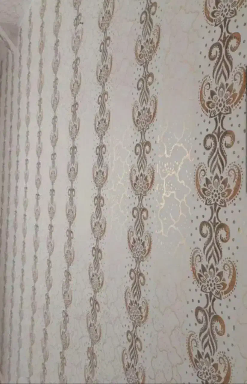 نقاشی ساختمان در طرح رنگ کاغذ دیواری|خدمات پیشه و مهارت|مشگین شهر, |دیوار