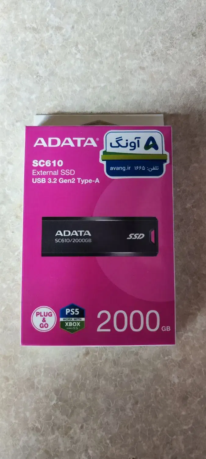 ssd اکسنرنال ADATA   ترابایت ۲ مدل. sc610|قطعات و لوازم جانبی رایانه|تهران, اقدسیه|دیوار