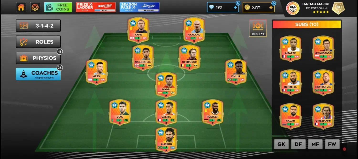 اکانت دریم لیگ|کنسول، بازی ویدئویی و آنلاین|خرمآباد, |دیوار