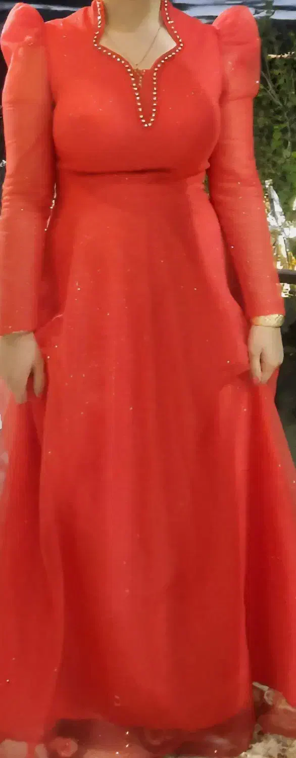 لباس مجلسی شاین قرمز|لباس|دورود, |دیوار