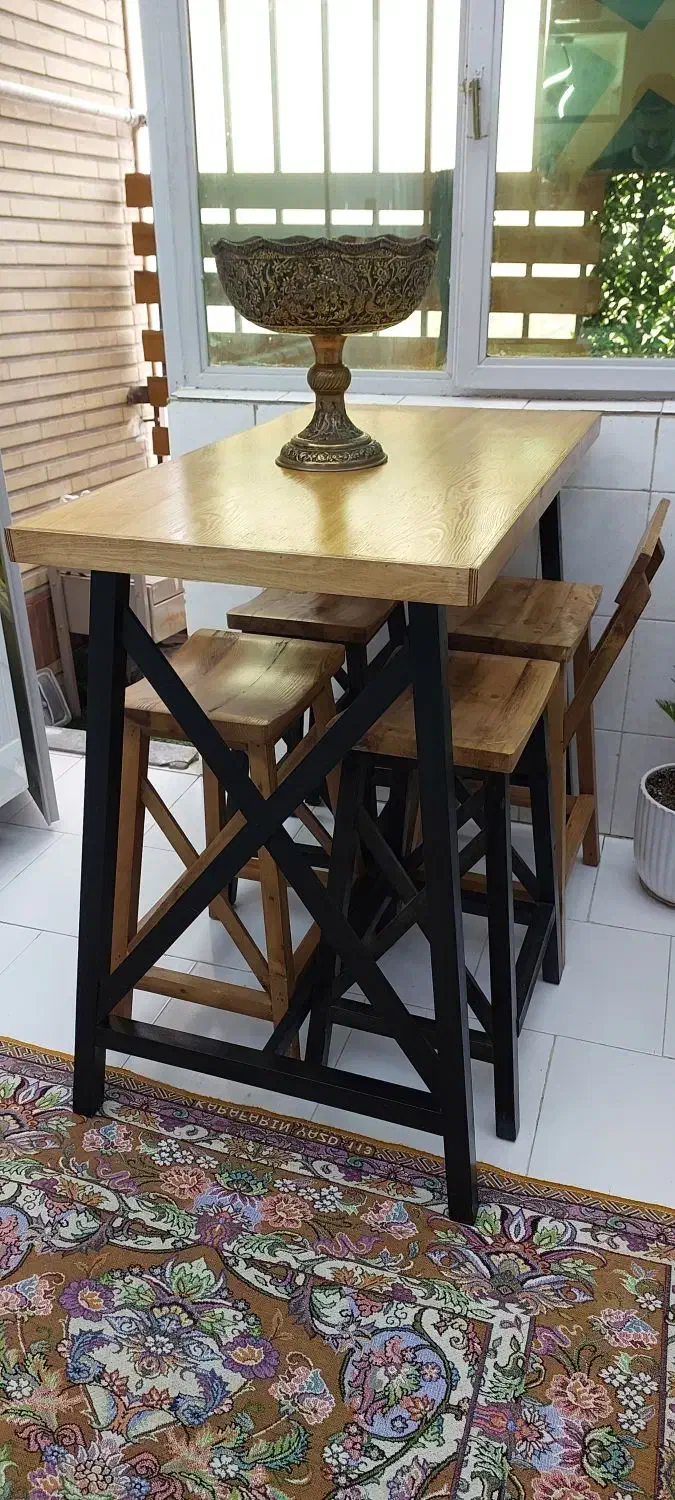 میز چوبی|میز و صندلی غذاخوری|کرج, حسن آباد|دیوار