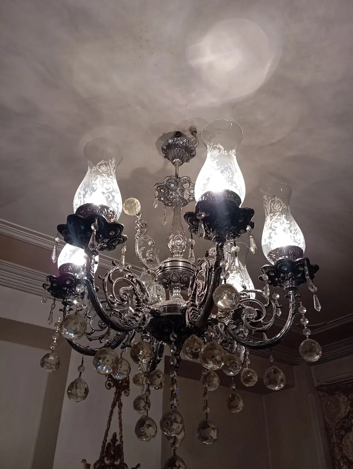 لوستر|لوستر و چراغ آویز|تبریز, |دیوار