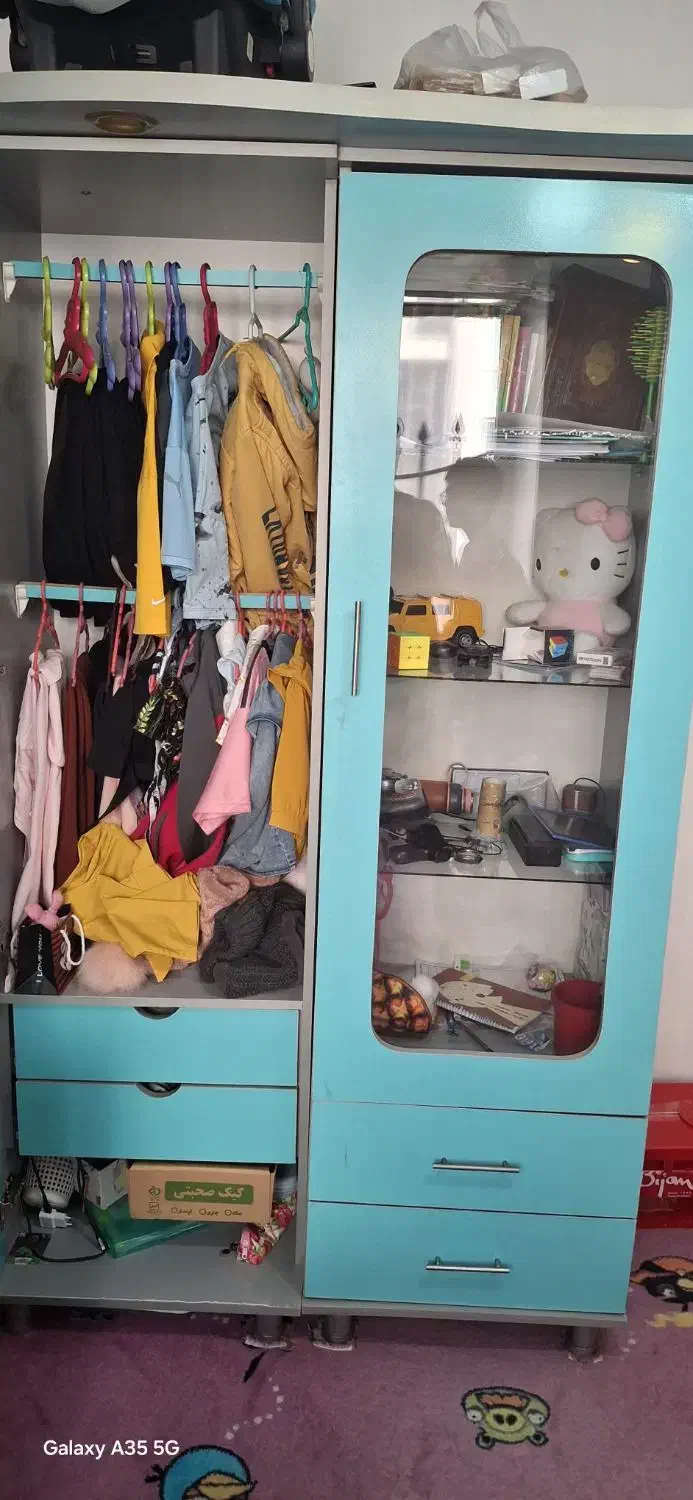 کمد دو درب کشودار و جا دار|تخت و سرویس خواب|تهران, مجیدآباد|دیوار