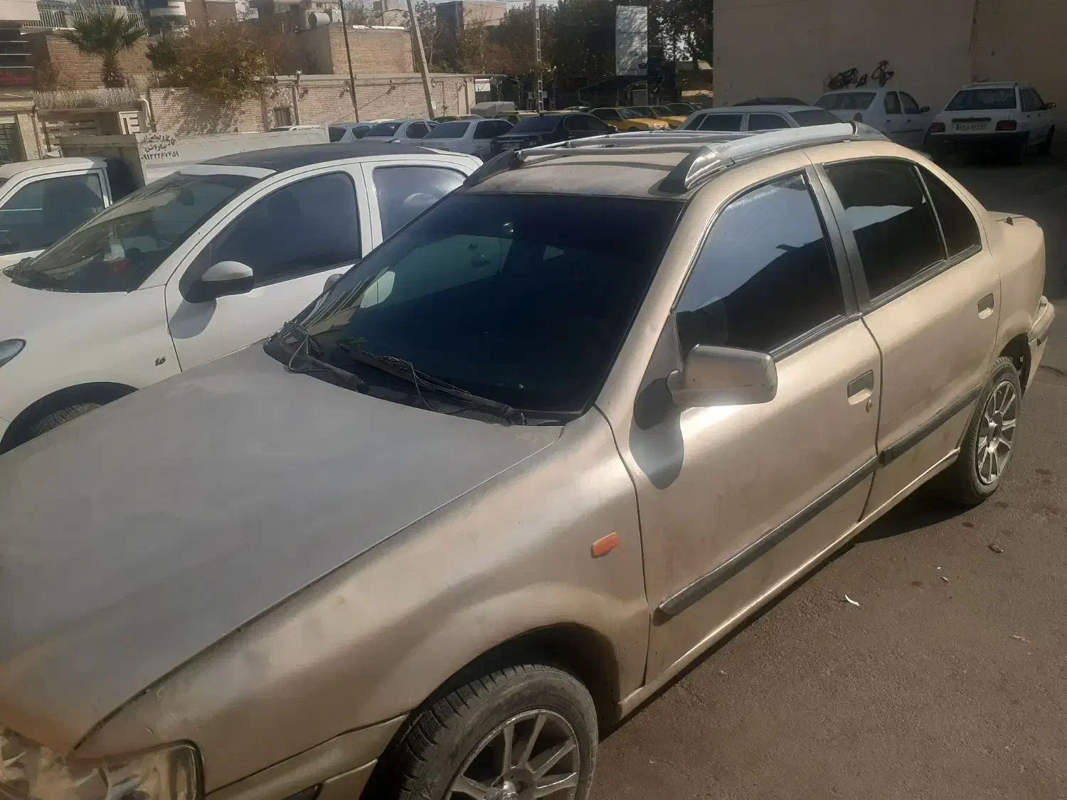 سمند مدل ۸۳ رنگ بژمعاوضه با پراید|خودرو سواری و وانت|فلاورجان, |دیوار