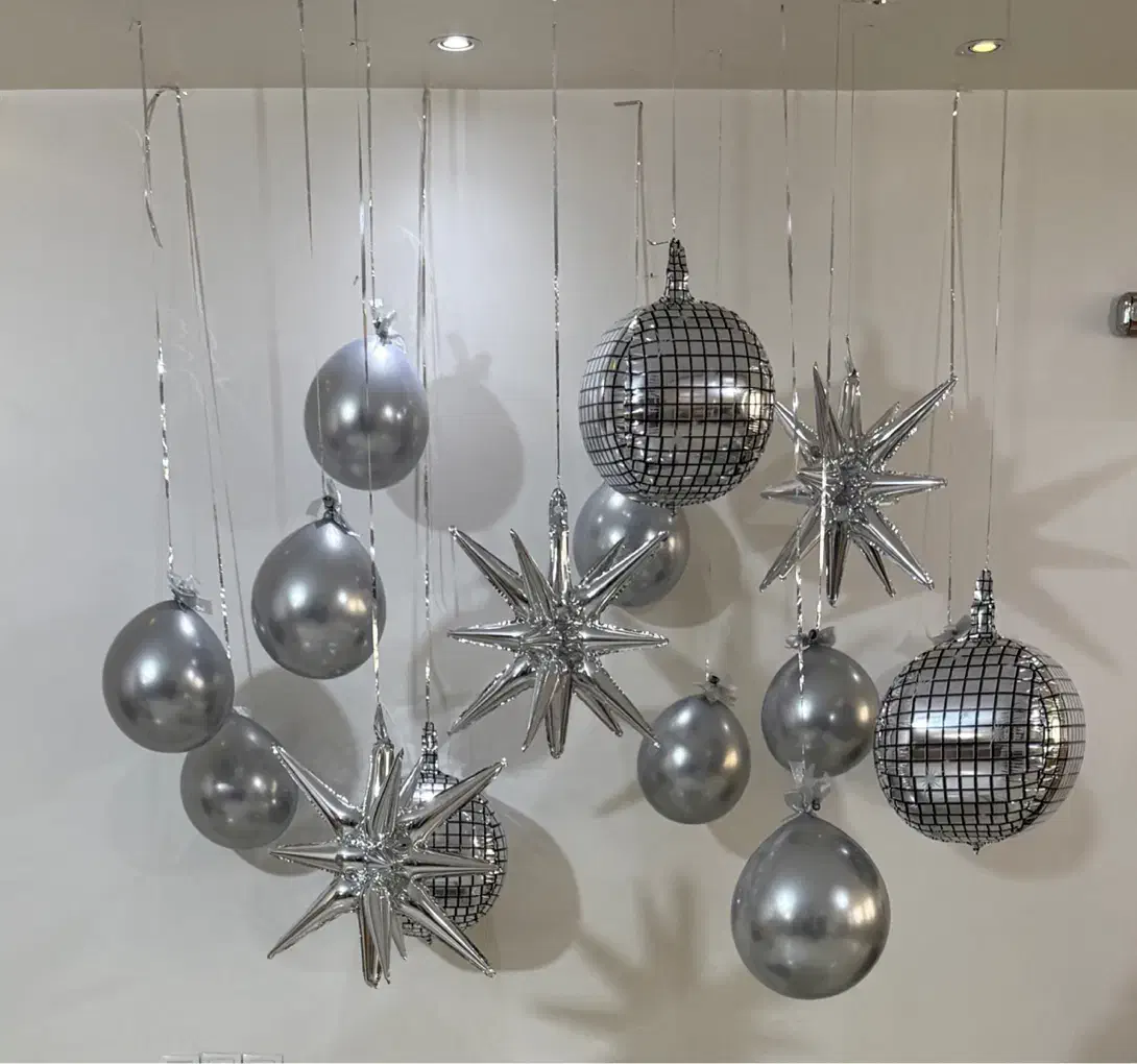 بادکنک تم نقره ای دیسکو|اسباببازی|زنجان, |دیوار