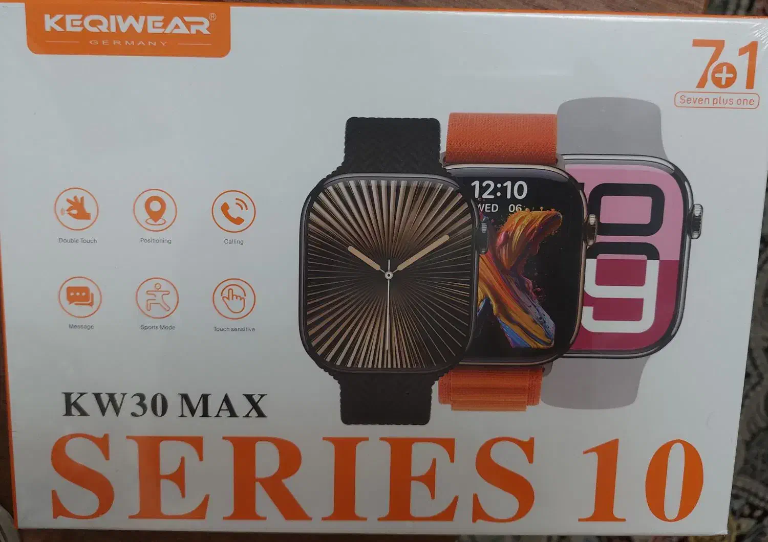 ساعت هوشمند KW30 MAX آکبند و نو|ساعت|پرند, فاز ۴|دیوار