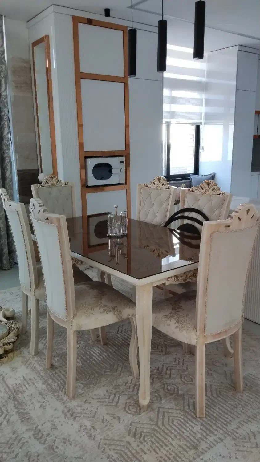 فروش فوری میز غذاخوری|میز و صندلی غذاخوری|بروجن, |دیوار