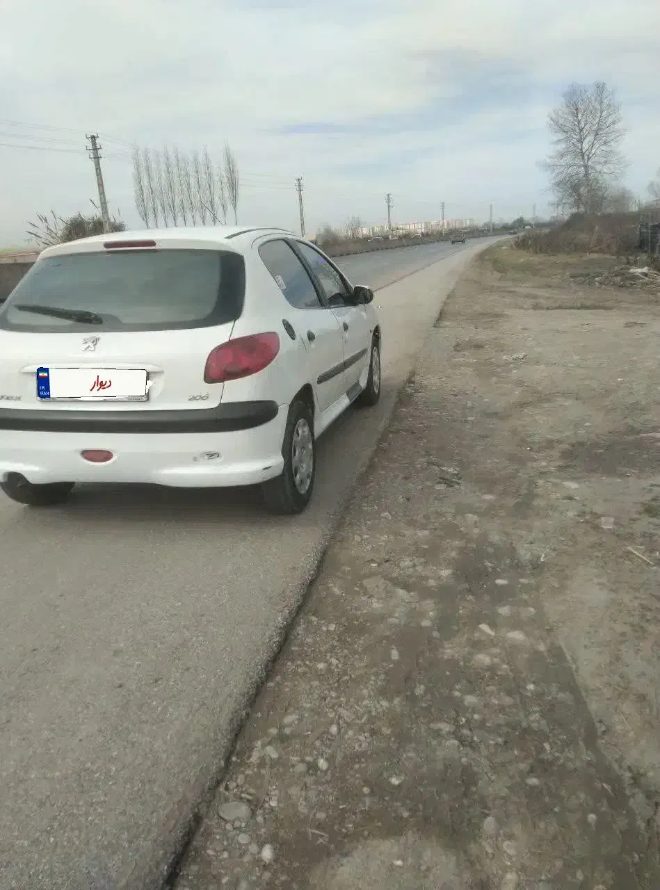 پژو۲۰۶تیپ ۲|خودرو سواری و وانت|ساری, |دیوار