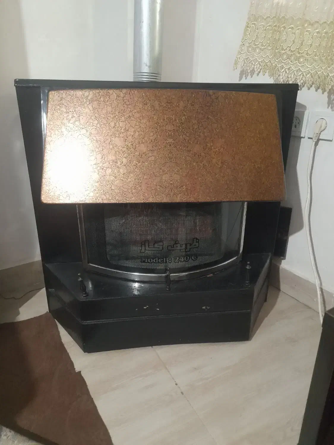 بخاری سالم ودرحد|بخاری، هیتر، شومینه|رشت, جانبازان|دیوار