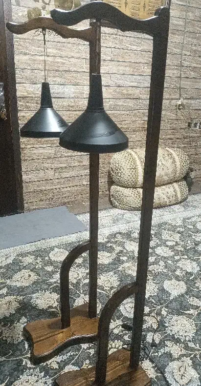 آباژور چوب هندی|چراغ خواب و آباژور|زاهدان, |دیوار