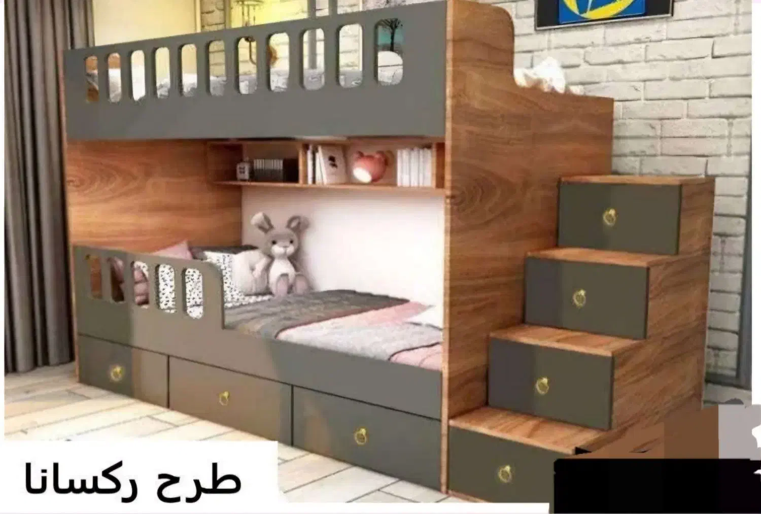 شهر تخت خواب دوطبقه در میبد و اردکان اقساطی|تخت و سرویس خواب|اردکان, |دیوار