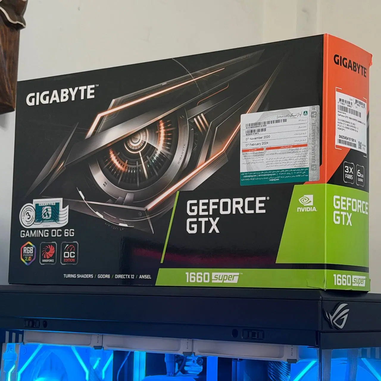 Gigabyte GTX 1660 SUPER GAMING OC 6G کارت گرافیک|قطعات و لوازم جانبی رایانه|تهران, مرادآباد|دیوار