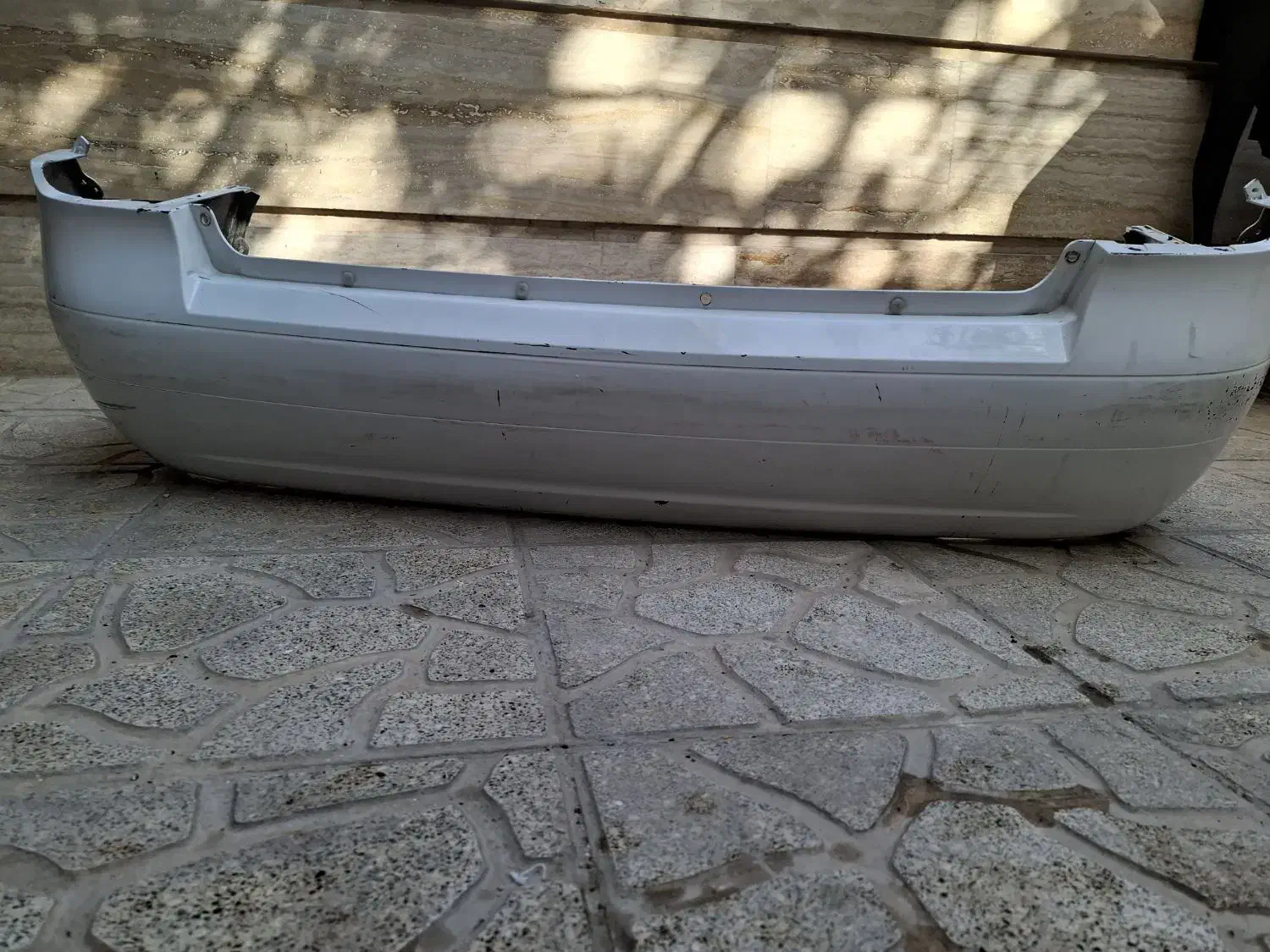 ** سپر عقب تیبا فابریک سایپا سفید **|قطعات یدکی و لوازم جانبی|مشهد, انقلاب|دیوار