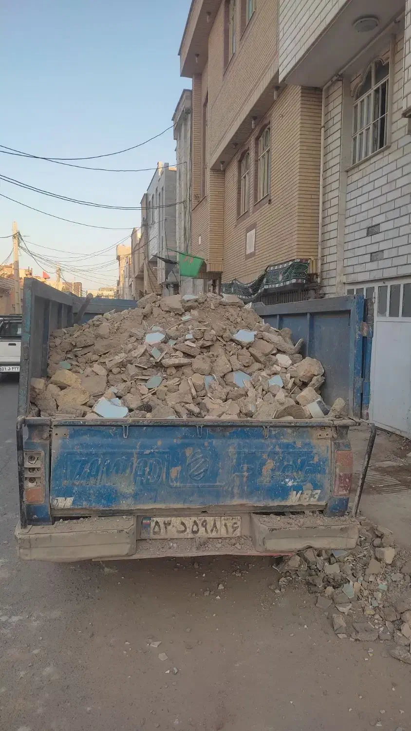 تهیه مصالح و نخاله اتاق بزرگ|خدمات حمل و نقل|قم, هفت تیر|دیوار