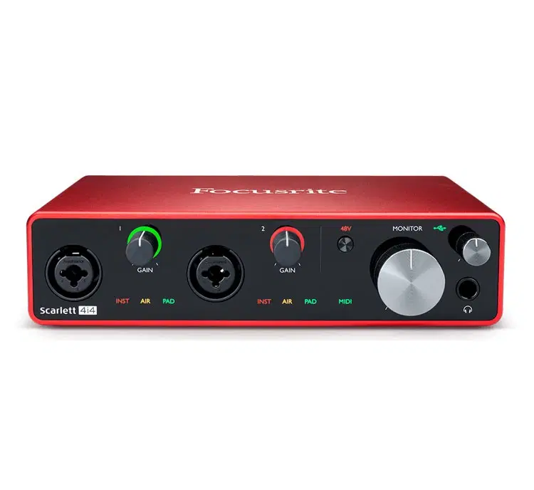 Focusrite Scarlett 4i4 3rd Gen کارت صدا حرفهای|سیستم صوتی خانگی|تهران, جهاد|دیوار
