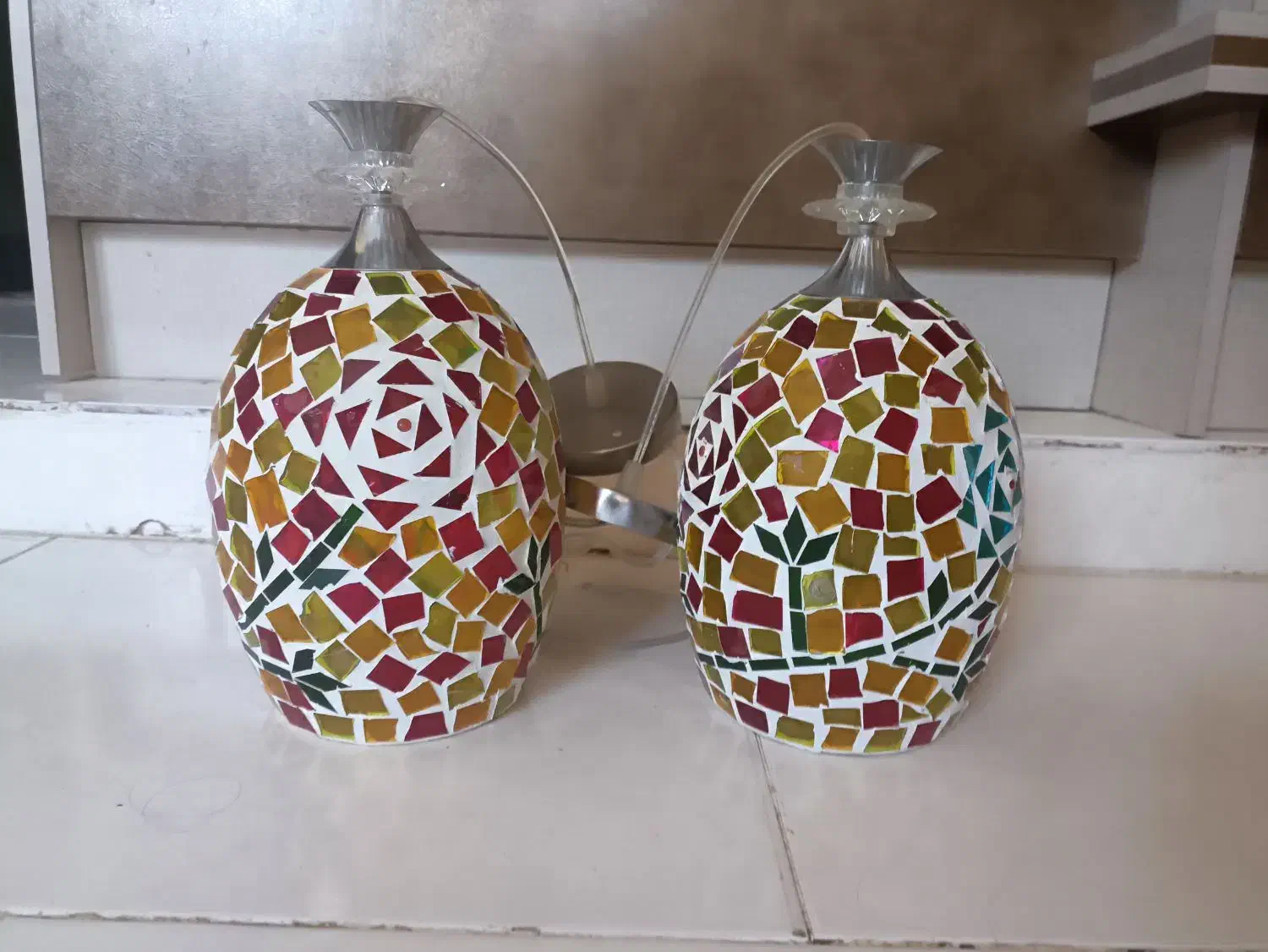 لوستر مناسب اتاق خواب و اشپزخانه|لوستر و چراغ آویز|کاشان, شهرک خاتم الانبیا (مسکن ملی کاشان)|دیوار