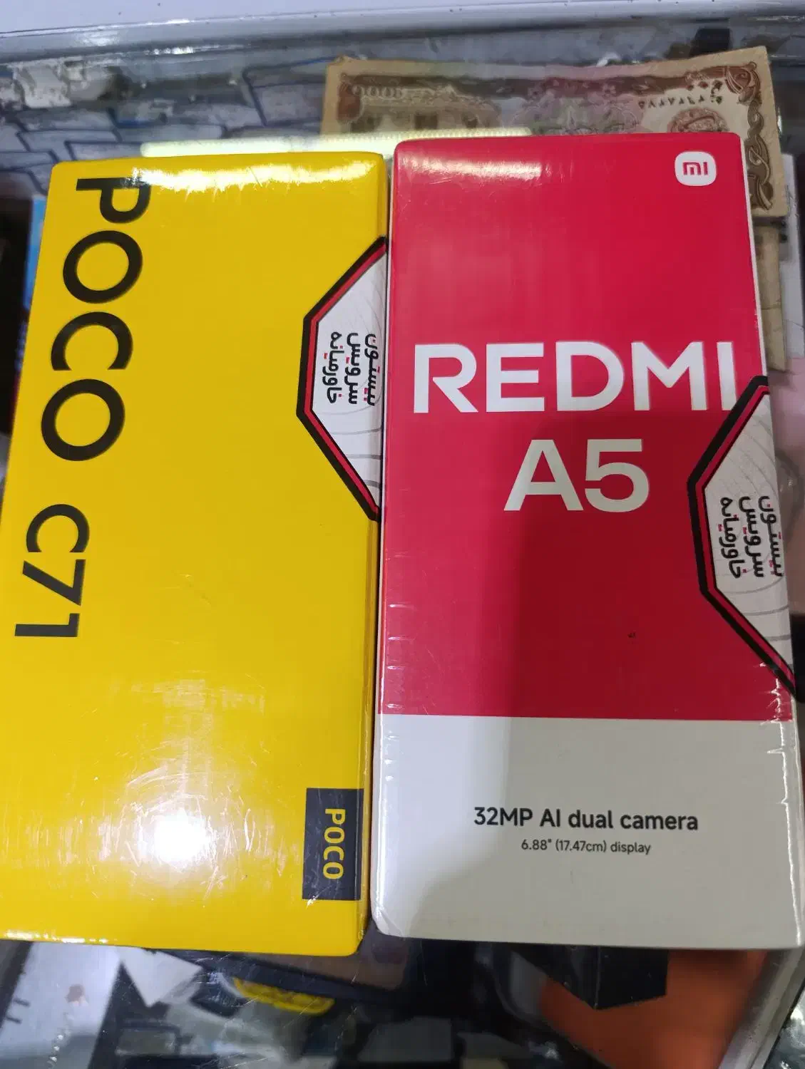 گوشی A5 و poco c71 زیر قیمت تهران|موبایل|قزوین, |دیوار