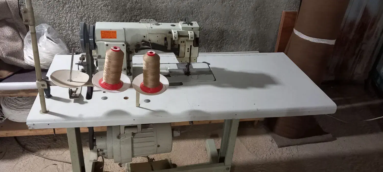 چرخ خیاطی دوسوزنه صنعتی کینگ استار|چرخ خیاطی و ریسندگی|شازند, |دیوار