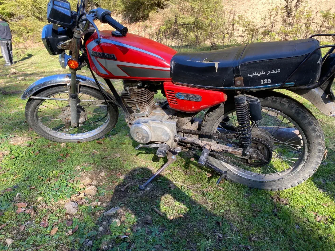 موتور هندا ۱۲۵ مزایده|موتورسیکلت|ساری, |دیوار