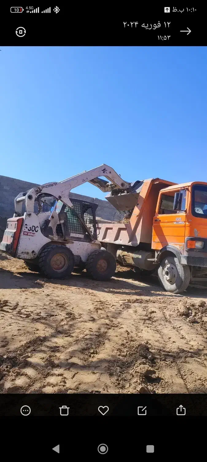 مینی بیل و بابکت و بیل مکانیکی|خدمات حمل و نقل|هشتگرد, شهرک سهیلیه|دیوار