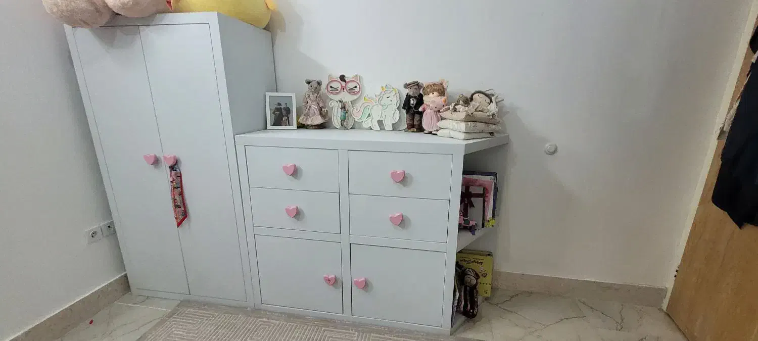 کمد و دراور سفارشی ساز کودک و نوجوان|تخت و سرویس خواب|قم, انسجام|دیوار