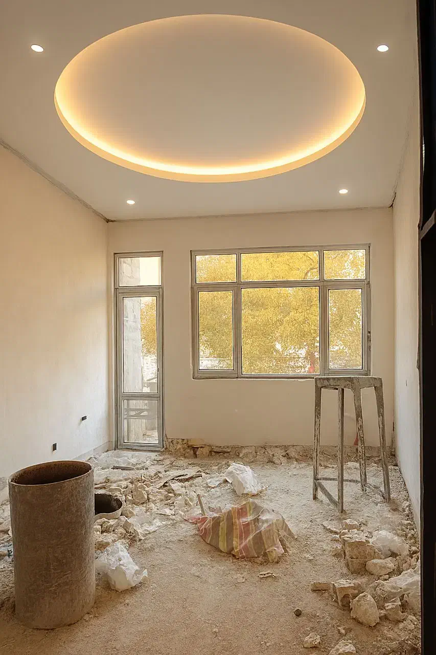 کناف پی وی سی تایل ماربل شیت ترمووال نقاشی برقکاری|خدمات پیشه و مهارت|نورآباد, |دیوار