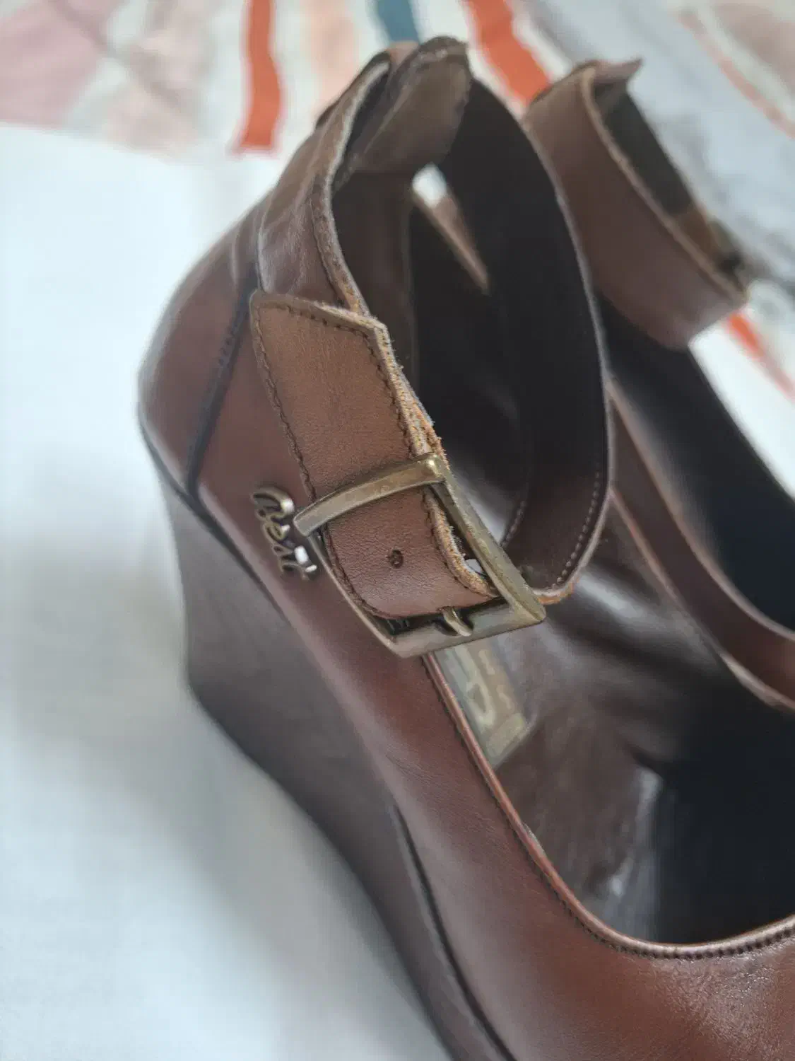 کفش چرم زنانه سایز ۳۸ لژدار و پاشنه دار|کیف، کفش، کمربند|تهران, جوادیه|دیوار