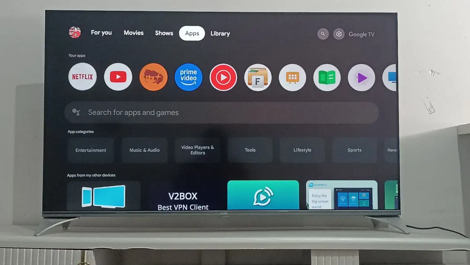 ایوولی تمام هوشمند  ۵۰ اینچ با نصب برنامه اندروید|تلویزیون و پروژکتور|جیرفت, |دیوار