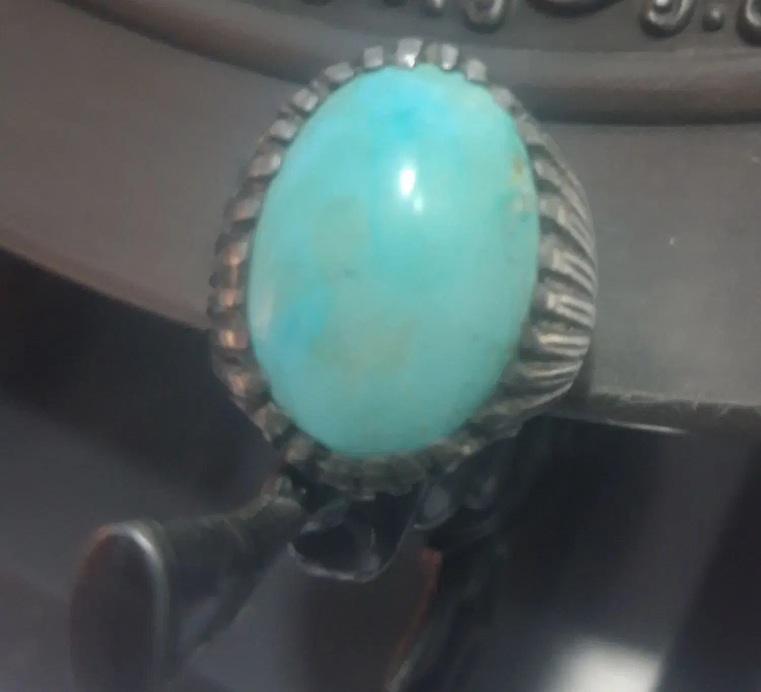 انگشتر فیروزه کهنه قدیمی|جواهرات|سمنان, |دیوار