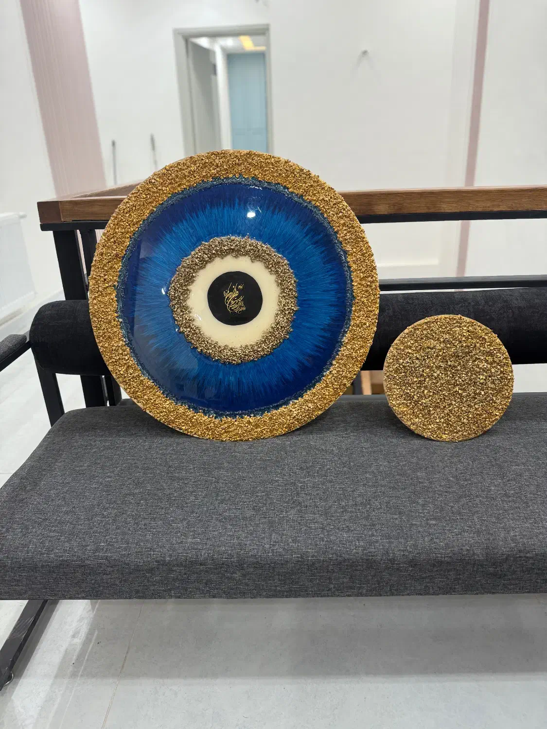 تابلو چشم نظر و وان یکاد رزینی|صنایع دستی و سایر لوازم تزئینی|زابل, |دیوار