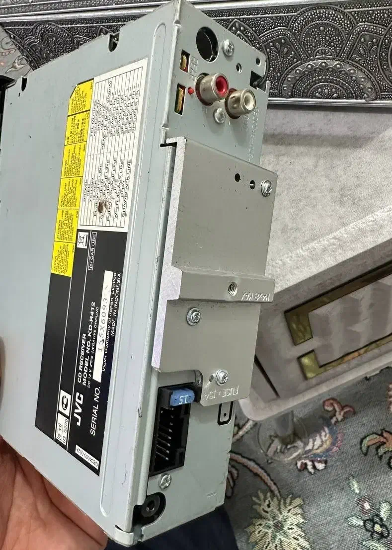 ضبط JVC مدل KD-418 در حد|قطعات یدکی و لوازم جانبی|رشت, استقامت ۲|دیوار