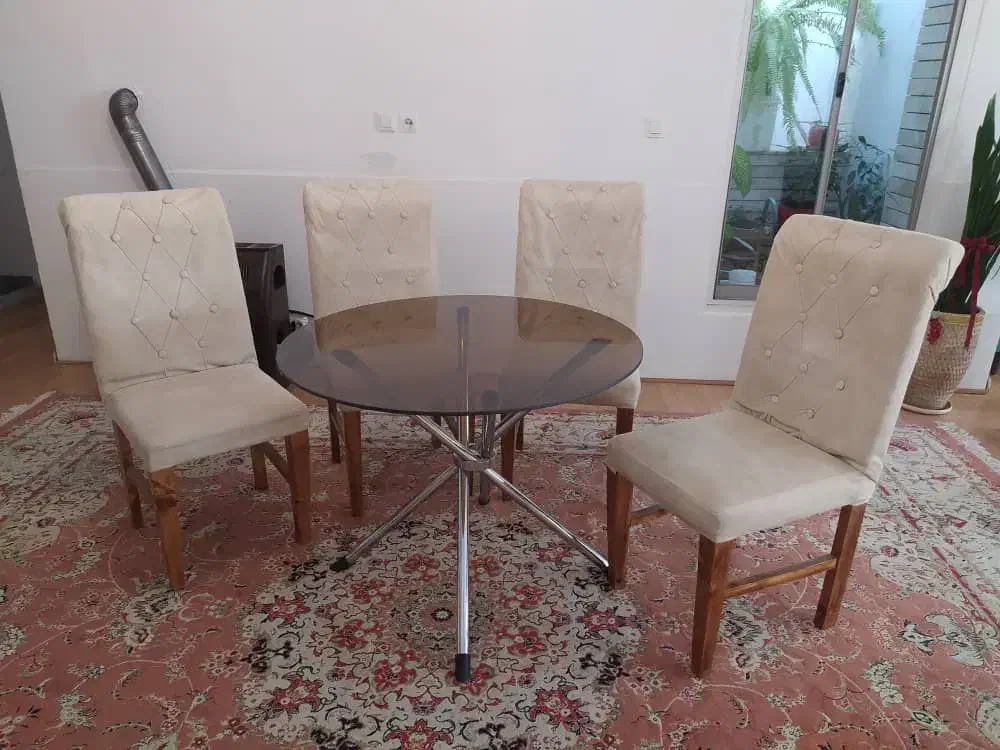 نهار خوری ۴نفره|میز و صندلی غذاخوری|سنندج, |دیوار