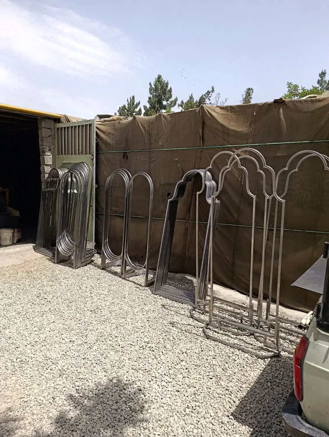 انواع دکوری فلزی|آینه|چهاردانگه (تهران), |دیوار