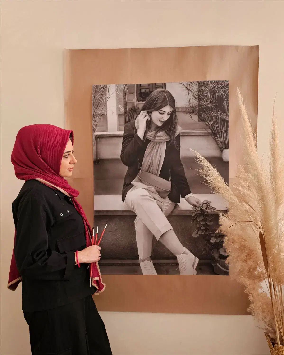 سفارش طراحی چهره (نقاشی سیاه قلم)|تابلو، نقاشی، عکس|تهران, سلسبیل شمالی|دیوار